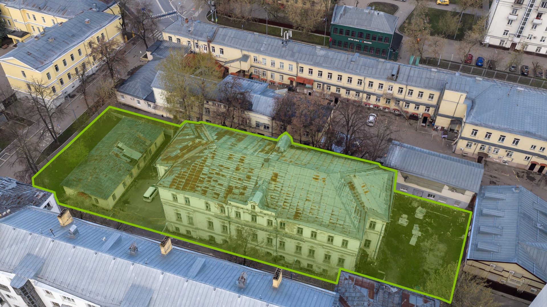 ДОМ.РФ выставил на конкурс усадьбу XVIII-XIX веков в центре Москвы